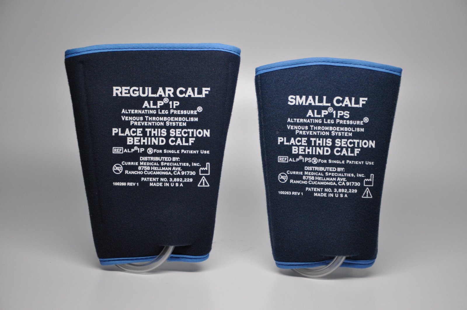 ALP 1P Regular Calf and ALP 1PS Small Calf garments